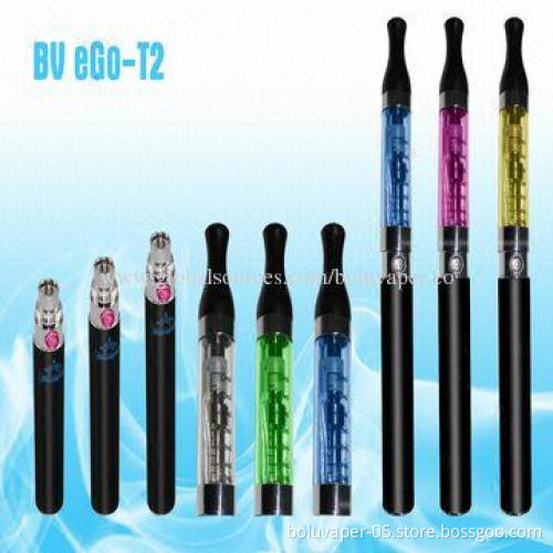 New Arrival Clearomizers, Huge Vapor, T2 Holds Up 2.4mL E-liquid with Low-resistance Coil